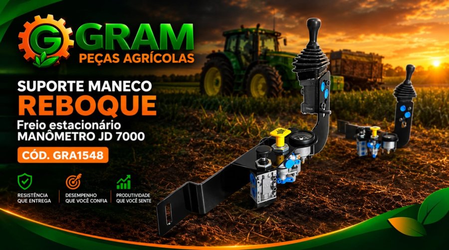 KIT FREIO MANECO REBOQUE JOHN DEERE LINHA 7000