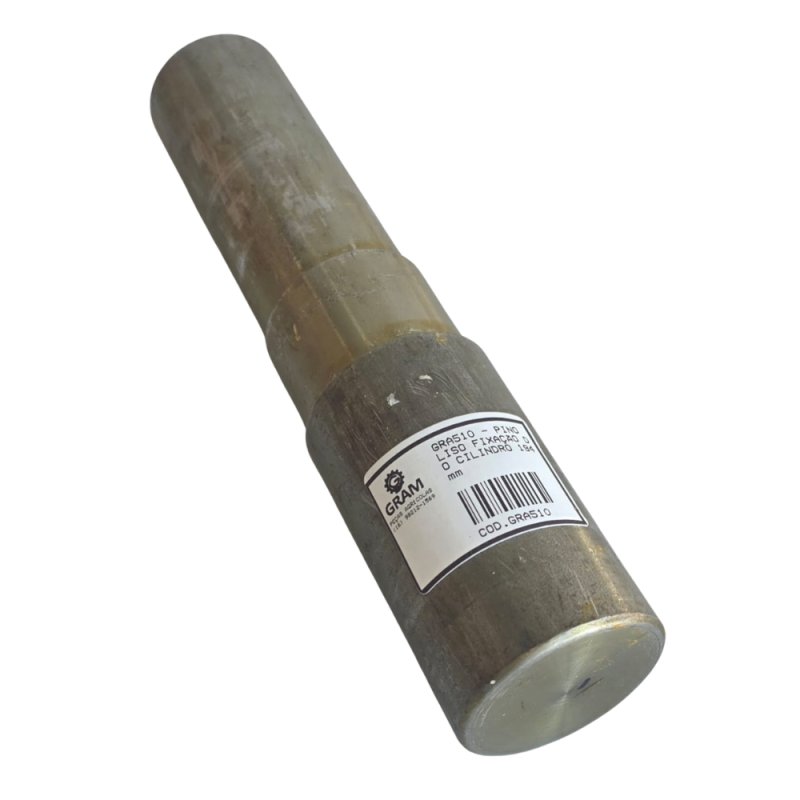 PINO LISO FIXAÇÃO DO CILINDRO 194mm GRA510  5.25.017  GRAMPEÇAS PINOS TRANSBORDOS nivel3 	
PINO LISO FIXAÇÃO DO CILINDRO 194mm  PINO GRAMPEÇAS Ribeirão Preto
